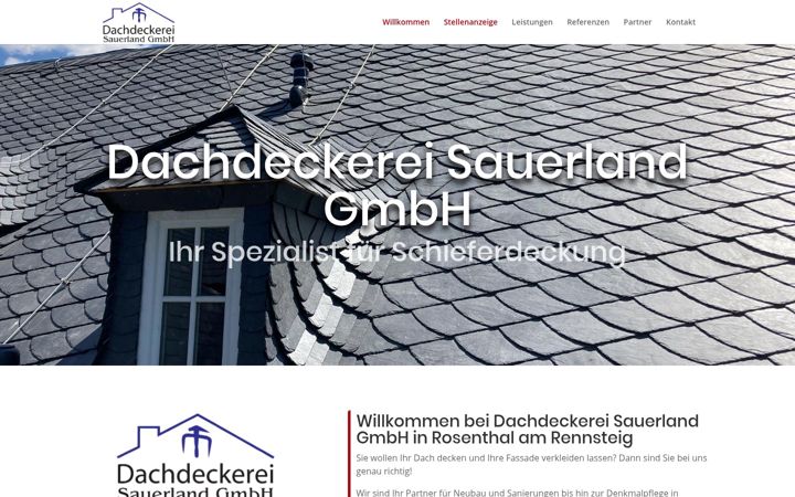 Screenshot of dach-sauerland.de