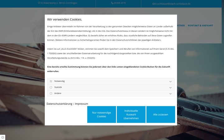 Screenshot of dach-schlolaut.de