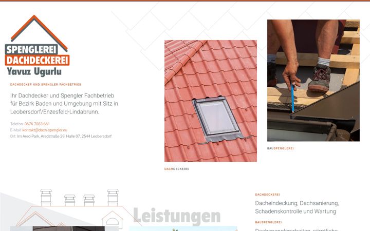 Screenshot of dach-spengler.eu