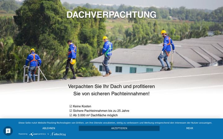 Screenshot of dach-verpachtung.com