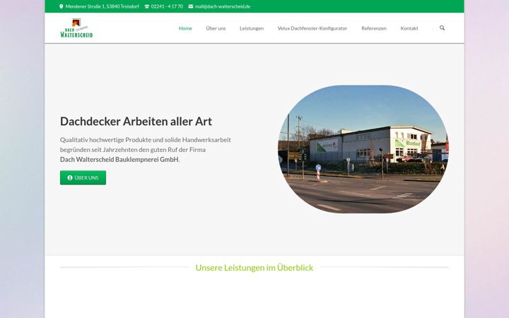Screenshot of dach-walterscheid.de