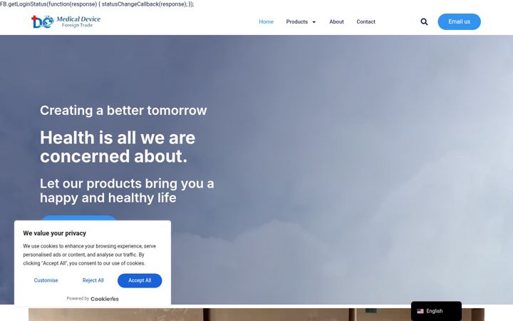 Screenshot of dachaomedical.com