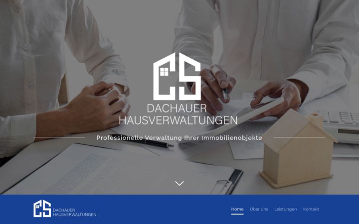 Screenshot of dachauer-hausverwaltungen.de