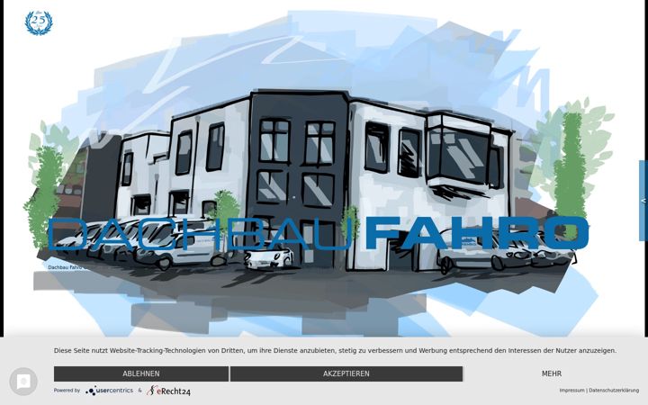 Screenshot of dachbau-fahro.com