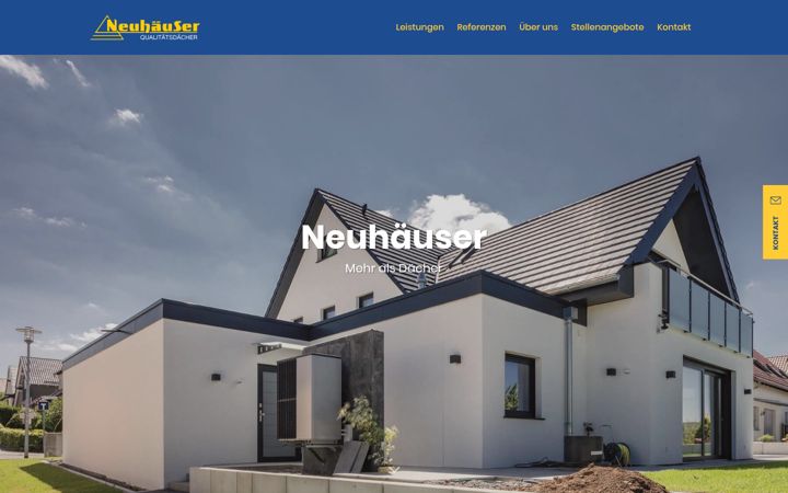Screenshot of dachbau-mainz.de
