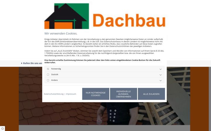 Screenshot of dachbau-schaefer.de