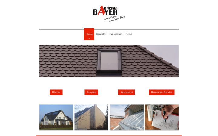Screenshot of dachbayer.de