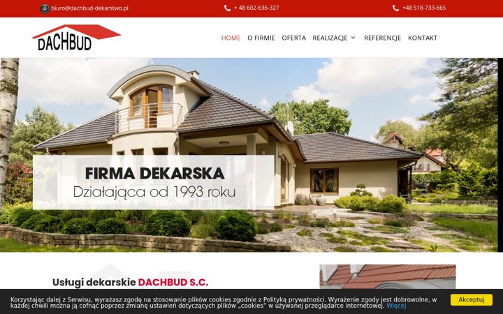 Screenshot ta' dachbud-dekarstwo.pl