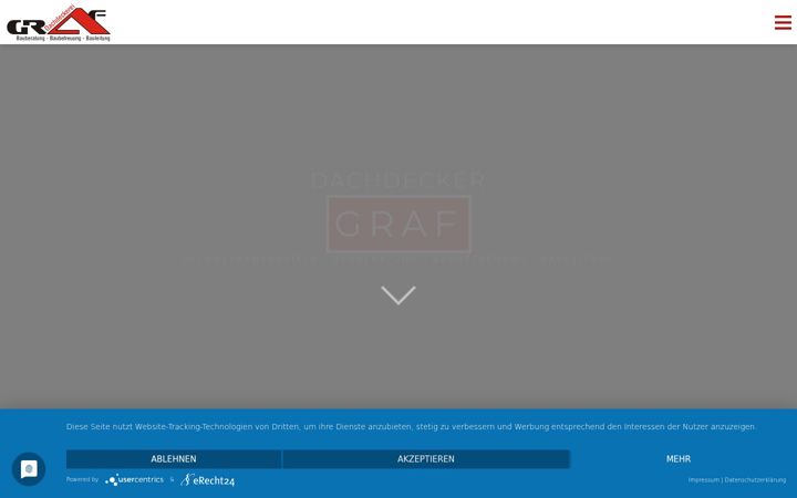 Screenshot of dachdecker-graf.com