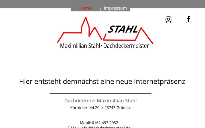 Screenshot of dachdecker-groemitz.de