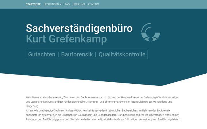 Screenshot of dachdecker-gutachten.de