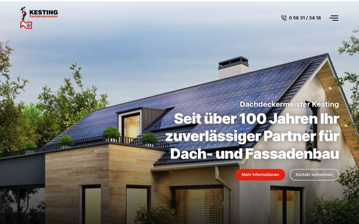 Screenshot of dachdecker-kesting.de