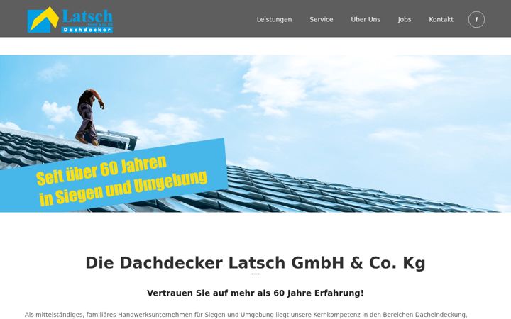 Screenshot of dachdecker-latsch.de