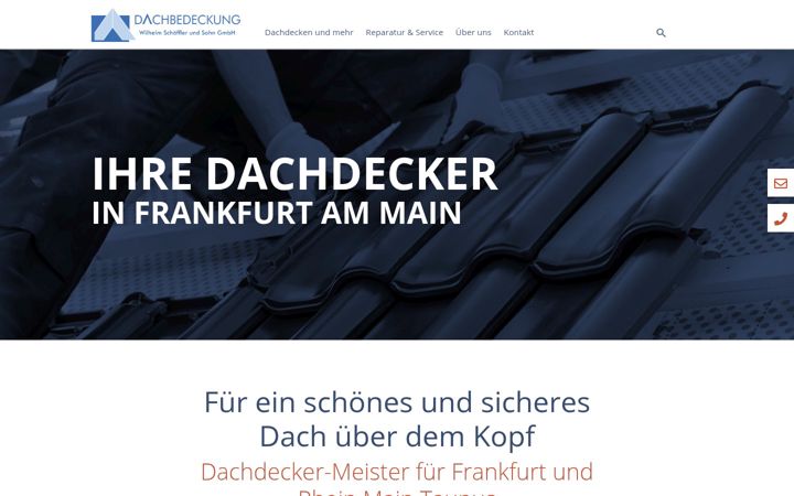 Screenshot of dachdecker-schoeffler.de