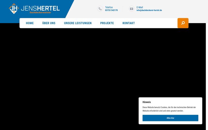 Screenshot of dachdeckerei-hertel.de