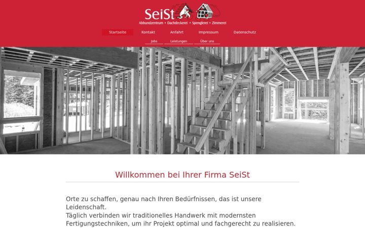 Screenshot of dachdeckerei-seist.de