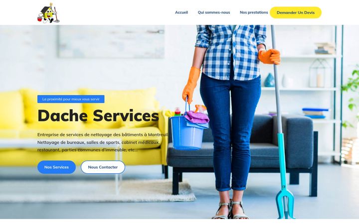 Screenshot of dache-services.com