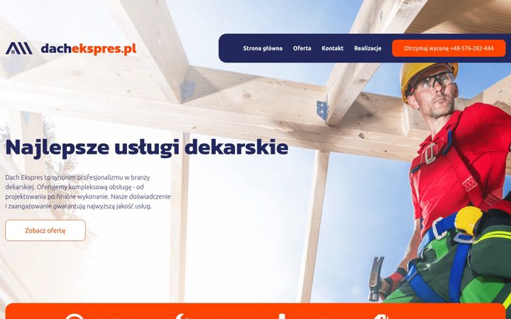 Screenshot of dachekspres.pl