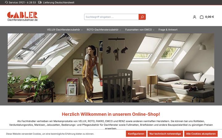 Screenshot of dachfensterzubehoer.de