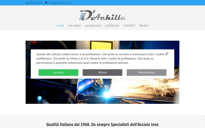 Screenshot of dachilleinox.it
