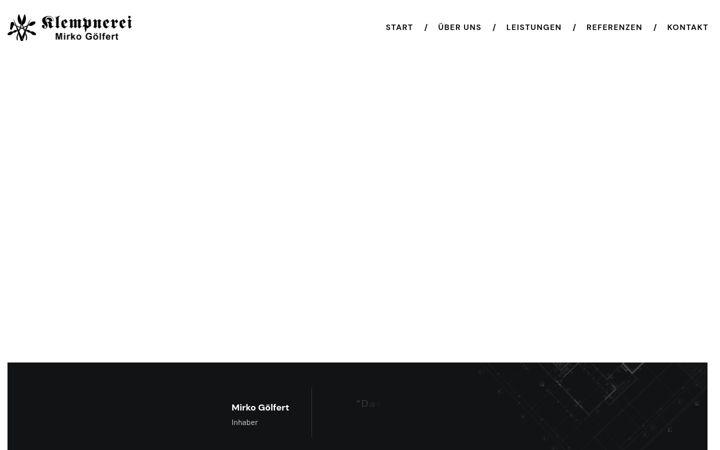 Screenshot of dachklempnerei-goelfert.de
