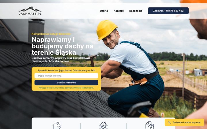 Screenshot of dachmatt.pl
