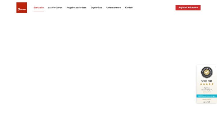 Screenshot of dachmax-dachreinigung.de