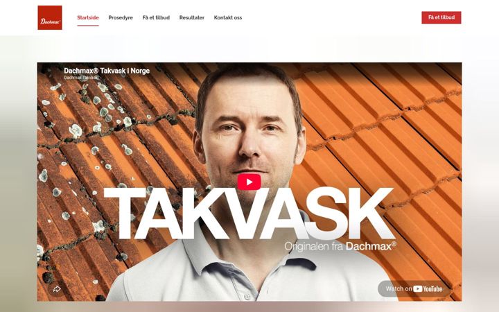 Ekrano kopija dachmax.no