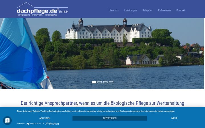 Screenshot of dachpflege.de