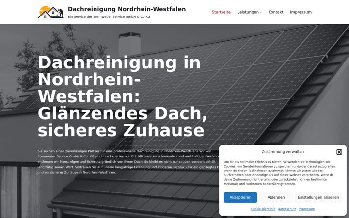 Screenshot of dachreinigung-nordrhein-westfalen.de