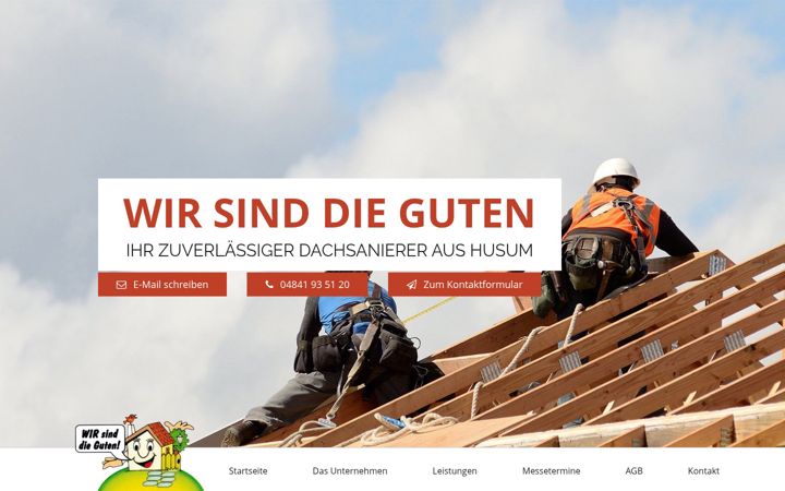 Screenshot of dachsanierung-nf.de