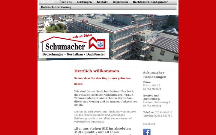 Ekrano kopija dachschaden24.de