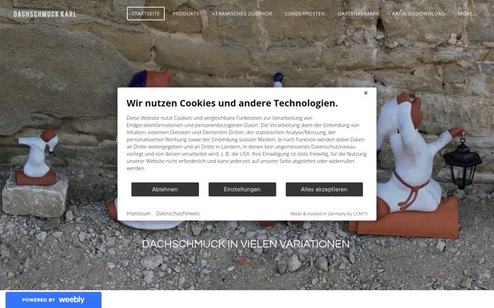 Screenshot of dachschmuck-karl.de