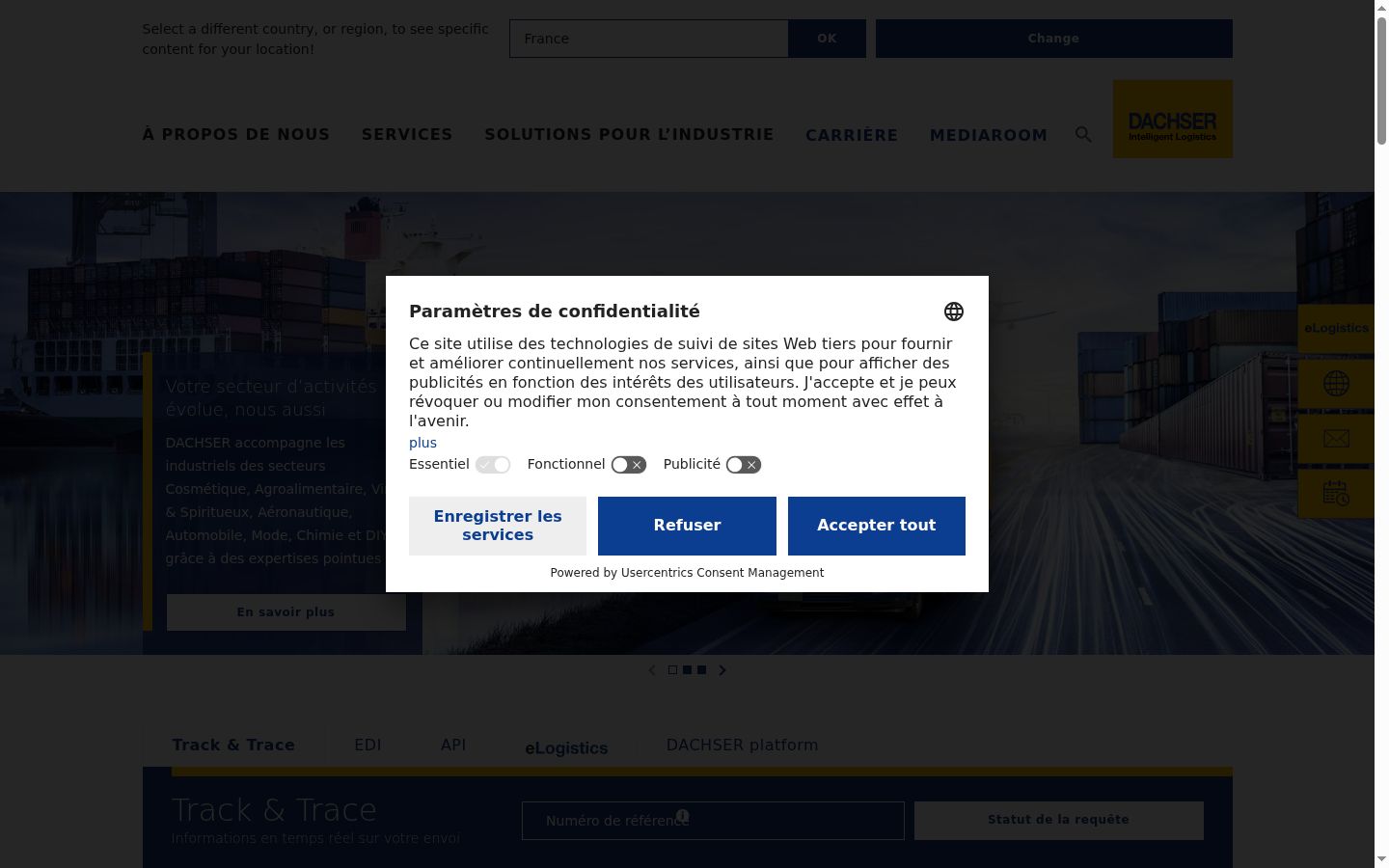 Sutikimo reklamjuostės, rodytos prieš bet kokią sąveiką, ekrano kopija