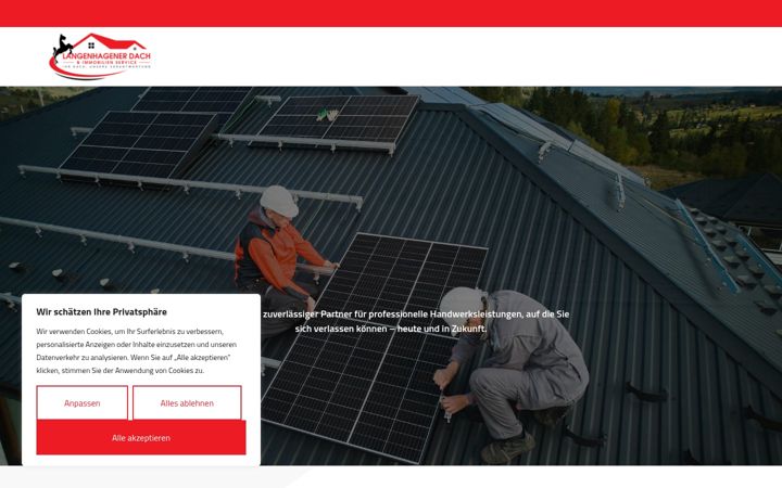 Screenshot of dachservice-langenhagen.de