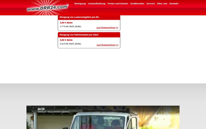 Screenshot of dachteile24.eu