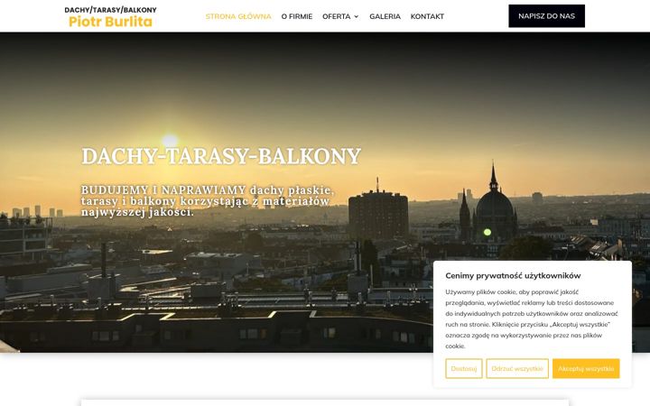 Screenshot ta' dachy-tarasy-balkony.pl