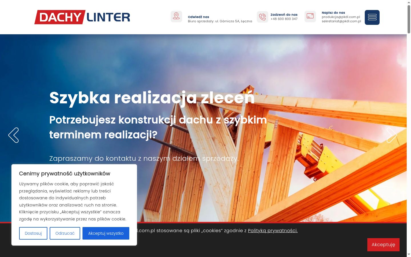 Snímek obrazovky baneru souhlasu zobrazeného před jakoukoli interakcí