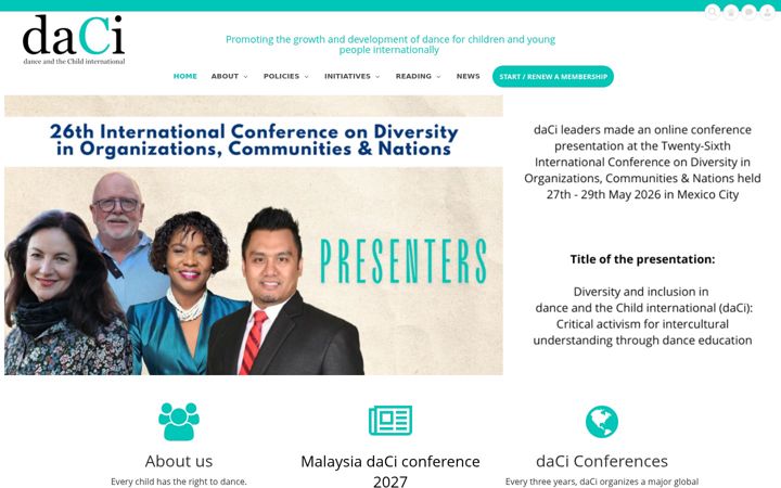 Screenshot of daci.international