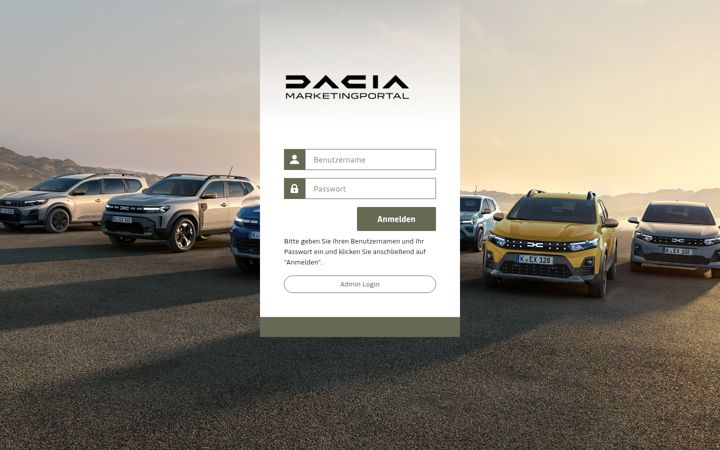 Screenshot of dacia-marketing.de