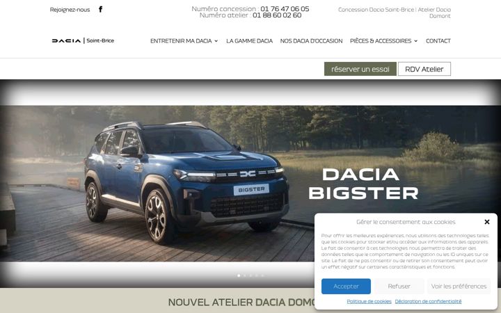 Capture d'écran de dacia-saint-brice-sous-foret.fr