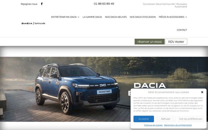 Capture d'écran de dacia-sartrouville.fr