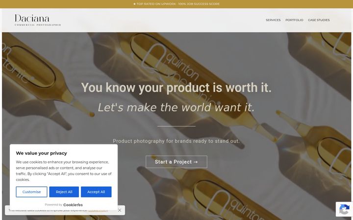 Screenshot of dacianafarcas.com