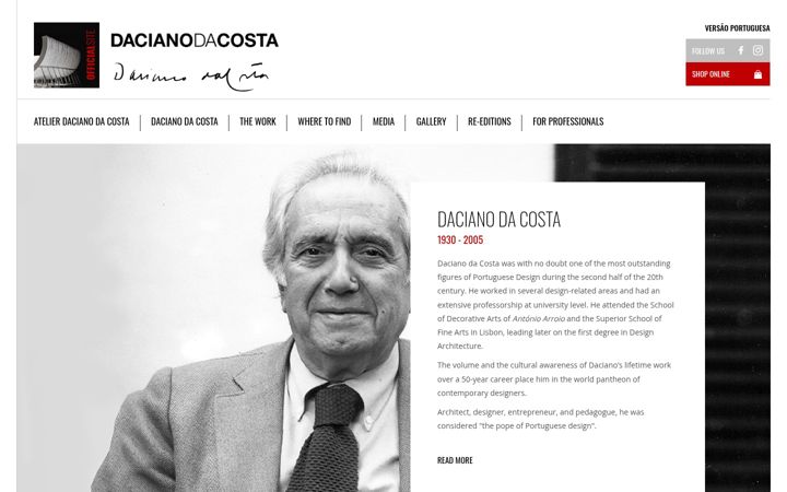 Screenshot of dacianodacosta.pt