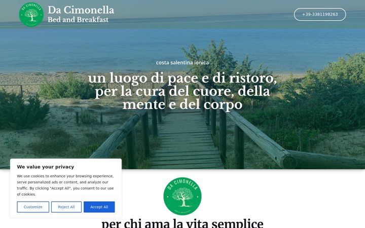 Screenshot of dacimonella.com