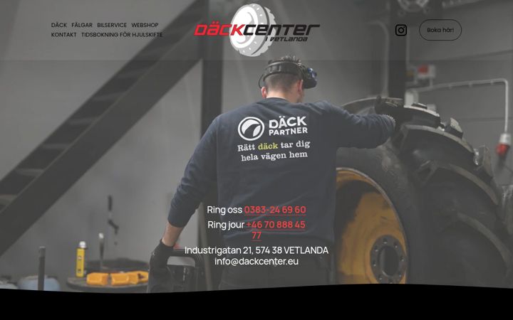 Screenshot of dackcenter.eu