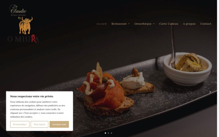 Screenshot of daclaudio.ch