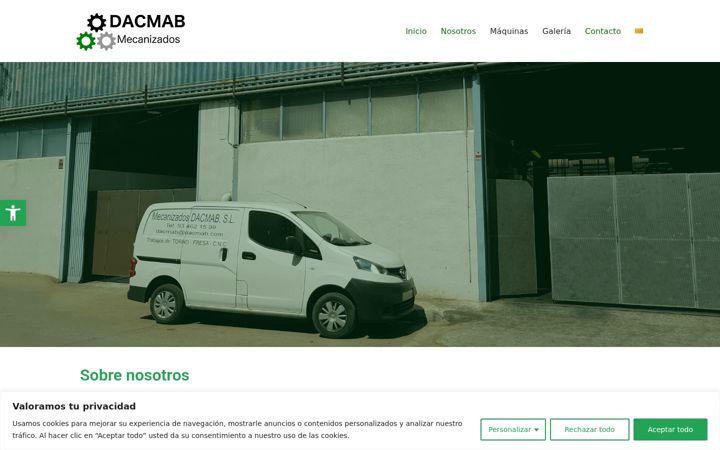 Screenshot di dacmab.es