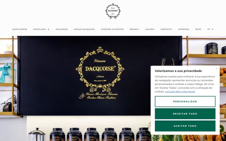 Screenshot of dacquoise.pt