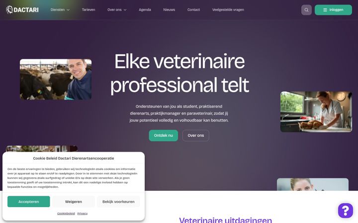 Zrzut ekranu dactari.nl
